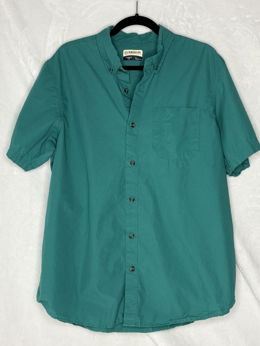 Magellan Outdoors Classic Fit Green Button Up - Size XL